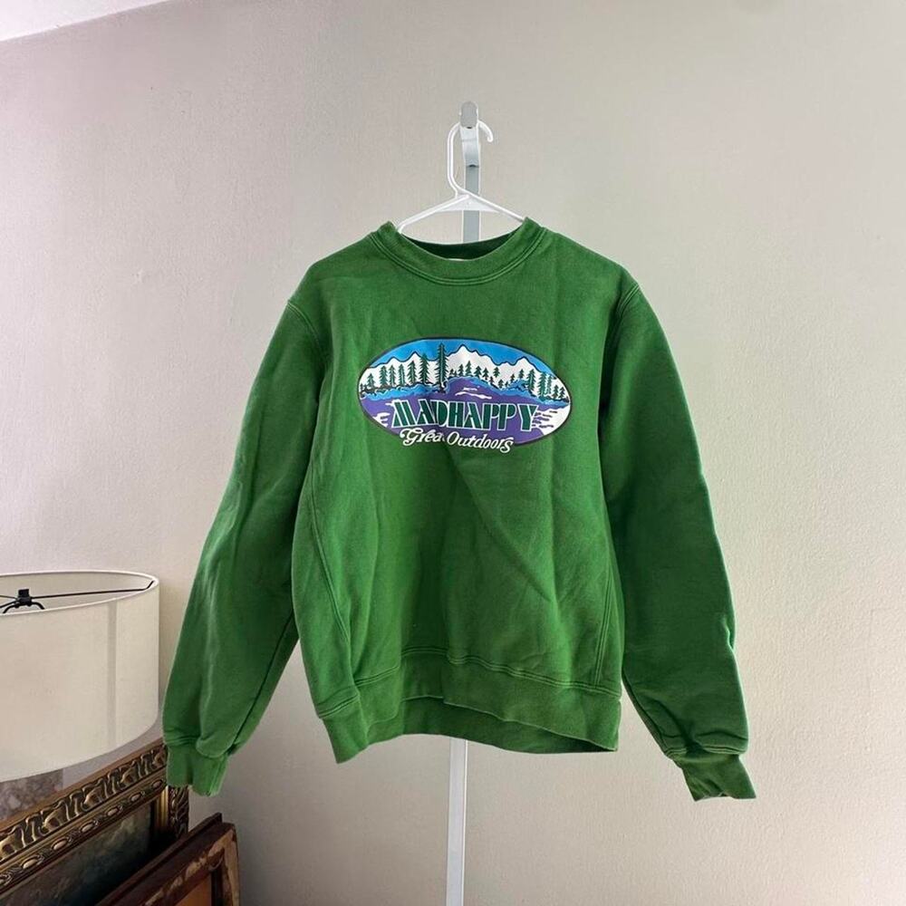 Madhappy green crewneck sweatshirt with